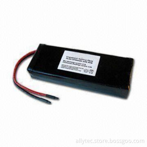 Li-Poly Battery Pack with Over-discharge Protection of 14.8V, 5,700mAh